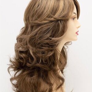 envy Soft Layered Honey Blonde Wig with Gentle Waves